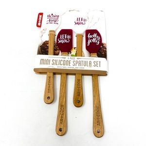 Art & Cook 4 Piece Holiday Mini Spatula Set